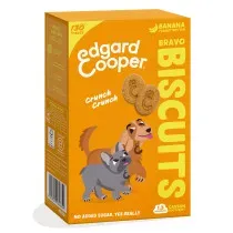 Edgard & Cooper Galletas de Plátano y Crema de Cacahuete para Perros