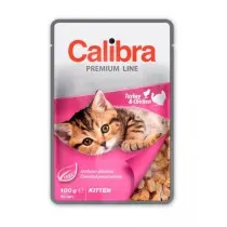 Calibra Premium Line Gato Kitten Pavo y Pollo Sobres