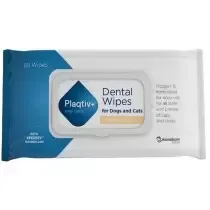 Plaqtiv+ Toallitas Dentales Para Perros y Gatos
