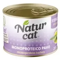 Naturcat Monoproteico Sterilised Pavo para Gatos