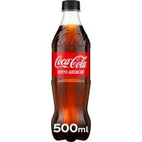 Refresco de cola COCA COLA ZERO, botellín 50 cl