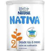 Leche de continuación NESTLÉ Nativa 2, lata 800 g