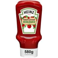 Ketchup ecológico HEINZ, bocabajo 580 g