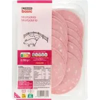 Mortadela EROSKI basic, sobre 250 g