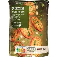 Panecillos con ajo EROSKI, paquete 160 g
