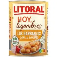 Garbanzos Hoy Legumbres LITORAL, lata 440 g