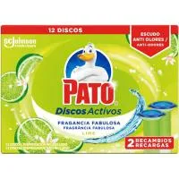 Discos activos wc de lima PATO, recambio 2 uds