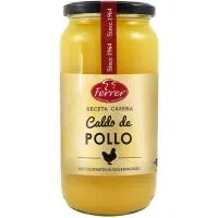 Caldo de pollo FERRER, frasco 940 ml