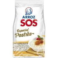 Arroz especial postres SOS, paquete 500 g