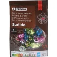 Bombón relleno surtido EROSKI, bolsa 340 g