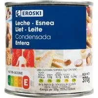 Leche condensada EROSKI, bote 370 g