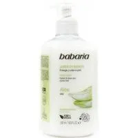 Jabón de manos de aloe BABARIA, dosificador 500 ml