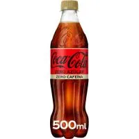 Refresco de cola sin cafeína COCA COLA ZERO ZERO, botellín 50 cl