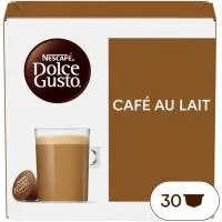 Café con leche NESCAFÉ DOLCE GUSTO, caja 30 cápsulas