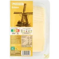 Queso Edam tierno EROSKI, lonchas, bandeja 200 g