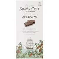Chocolate 70% Cacao SIMON I COLL, tableta 85 g