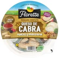 Ensalada Gourmet nueces y queso cabra FLORETTE, bowl 175 g