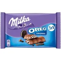 Barrita de oreo MILKA, pack 5x37 g