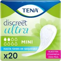 Compresa de incontinencia mini TENA DISCREET, paquete 20 uds