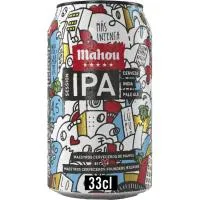 Cerveza Ipa MAHOU 5 Estrellas, lata 33 cl
