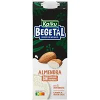 Bebida de almendras sin azúcar añadido KAIKU, brik 1 litro