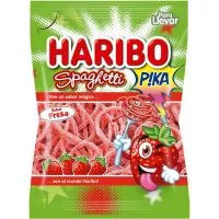 Spaguetti de fresa HARIBO, bolsa 75 g
