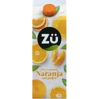 Zumo de naranja con pulpa ZÜ, brik 1,75 litros