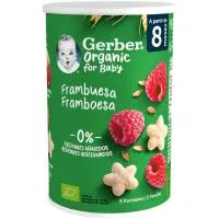 Snack de cereal y frambuesa GERBER, lata 35 g