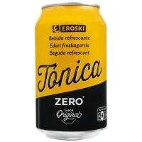 Tónica EROSKI ZERO, lata 33 cl
