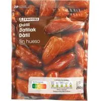 Dátil sin hueso EROSKI, bolsa 250 g