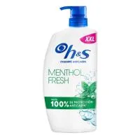 Champú Menthol H&S, bote 800 ml
