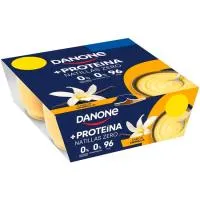 Natillas de vainilla + proteina DANONE, pack 4x120 g
