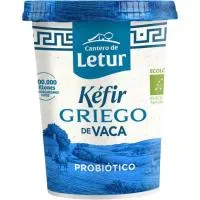 Kéfir griego ecológico de vaca CANTERO DE LETUR, tarrina 450 g