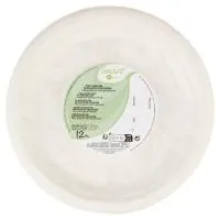 Platos caña de azúcar 23 cm SMART GABBIANO, 12 uds