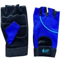 Guantes de entrenamiento, antideslizante, cierre velcro, acolchadoa LONGFIT, set 2 uds