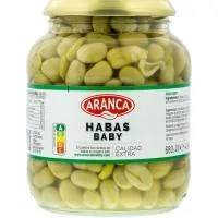 Habas baby ARANCA, frasco 680 g