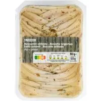 Boquerón aliñado con ajo y perejil EROSKI, bandeja 123 g