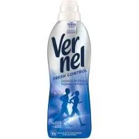 Suavizante fresh control azul VERNEL, garrafa 55 dosis