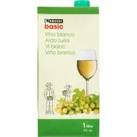 Vino Blanco EROSKI basic, brik 1 litro