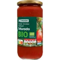 Tomate triturado EROSKI BIO, frasco 660 g