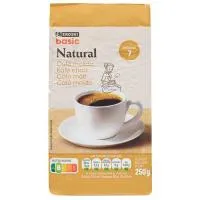 Café molido natural EROSKI BASIC, paquete 250 g