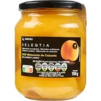 Melocotón de Calanda EROSKI SELEQTIA, frasco 440 g