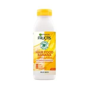 FRUCTIS Acondicionador ultra nutritivo con banana, para cabellos secos FRUCTIS Hair food de Garnier 350 ml.