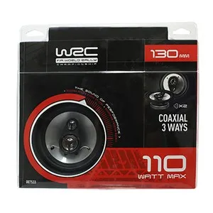 Lote de 2 altavoces, 3 vías, 110W y 130 milímetros WRC.