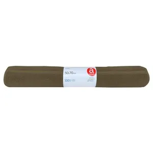 Alfombra de baño rizo verde, 50x70cm., 1000 g/m² de densidad ACTUEL.