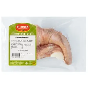 EL CHICO Rabos de cerdo salados, especial guisos y cocidos, envasados al vacio