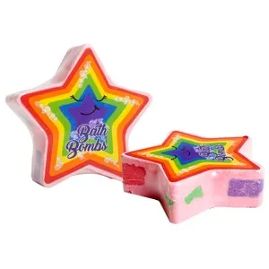 POKHARA Bomba de baño con forma de estrella y aroma floral POKHARA 100 g.