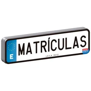 Juego de Matrículas para Vehículos +6 Años FALOMIR