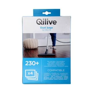 Pack de 4 bolsas de aspirador PRODUCTO ALCAMPO Nº230+ (QILIVE Q.9674).