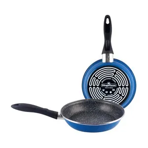 Sartén de acero esmaltado con interior antiadherente piedra, 20cm., apta para inducción, K2 MAGEFESA